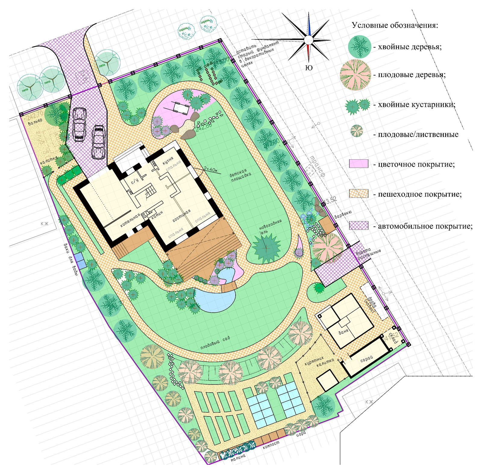 Дизайн и планировка частного пространства в поселке Палкино