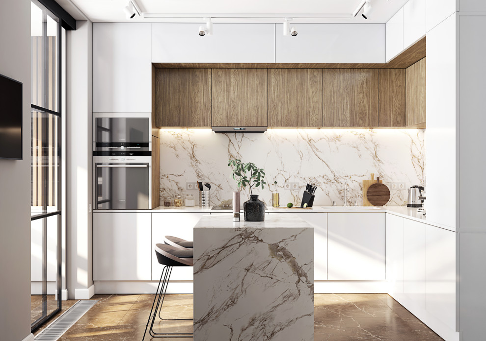 Квартира на Стародмитровской. Современный минимализм.