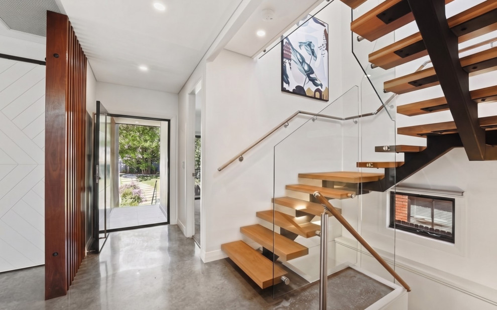 This is an example of a contemporary staircase in Sydney.