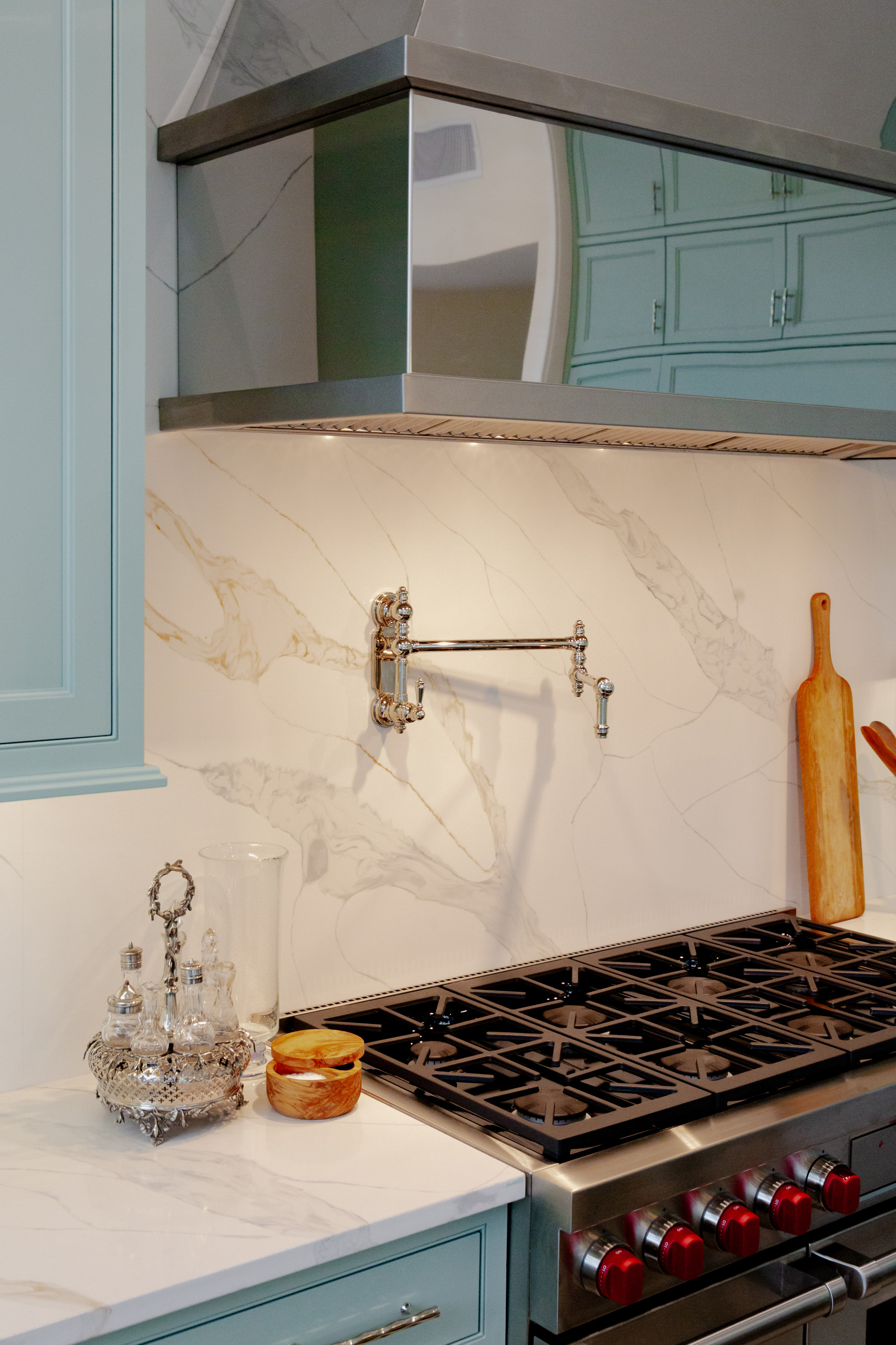 Pot Filler and backsplash