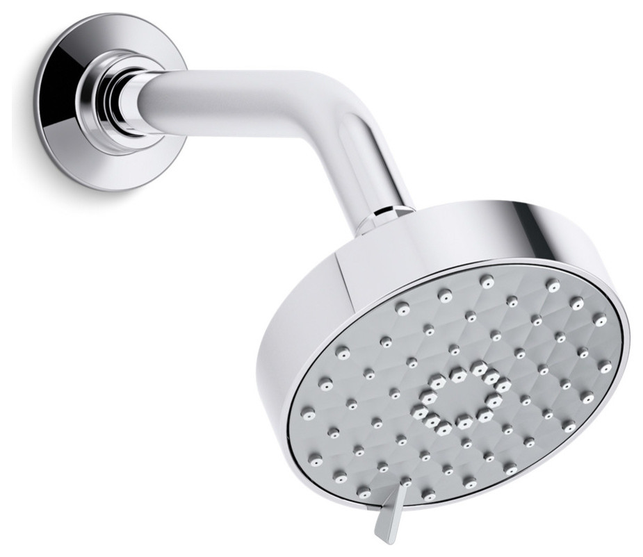 Kohler K72419 Awaken 2 GPM Multi Function Shower Head Contemporary Showerheads And Body