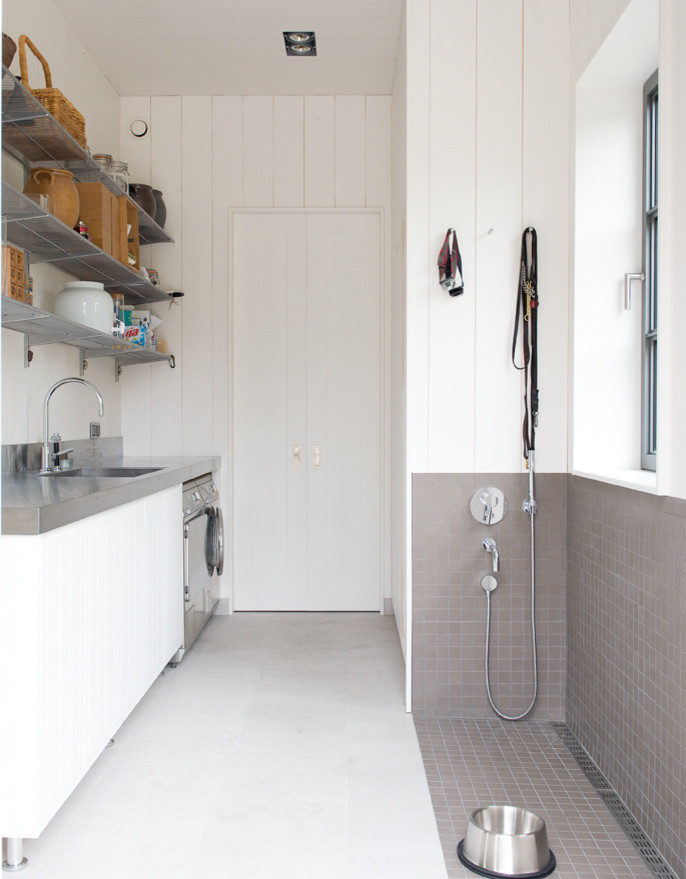 Photo of a scandinavian laundry room in Stockholm.