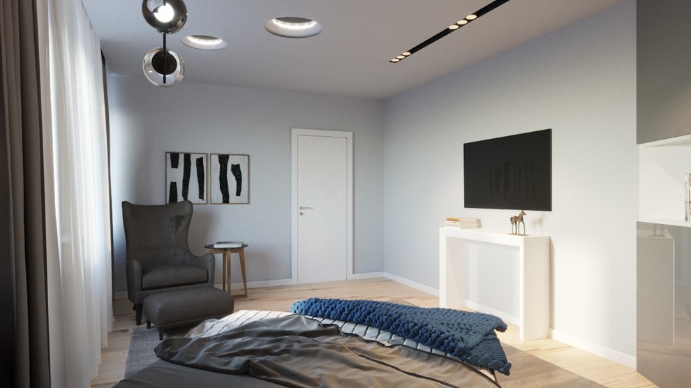 3D Визуализация спальни Визуализатор Александр Антонов Дизайнер Марина Иванова