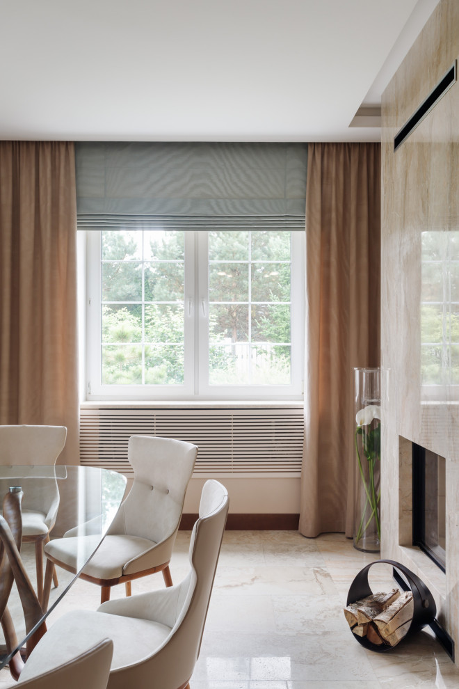 Столовая в загородном доме в Подмосковье