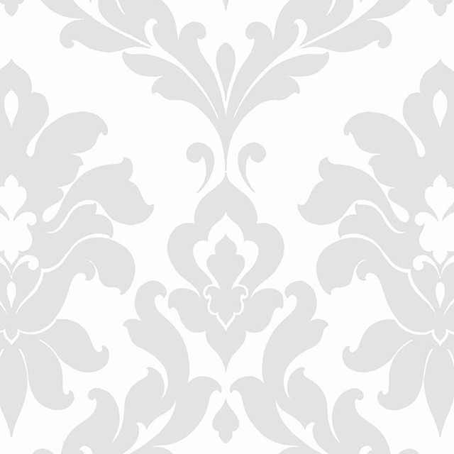 Stripes And Damasks, Classic Damask Stripes Wallpaper, Roll 21"x33