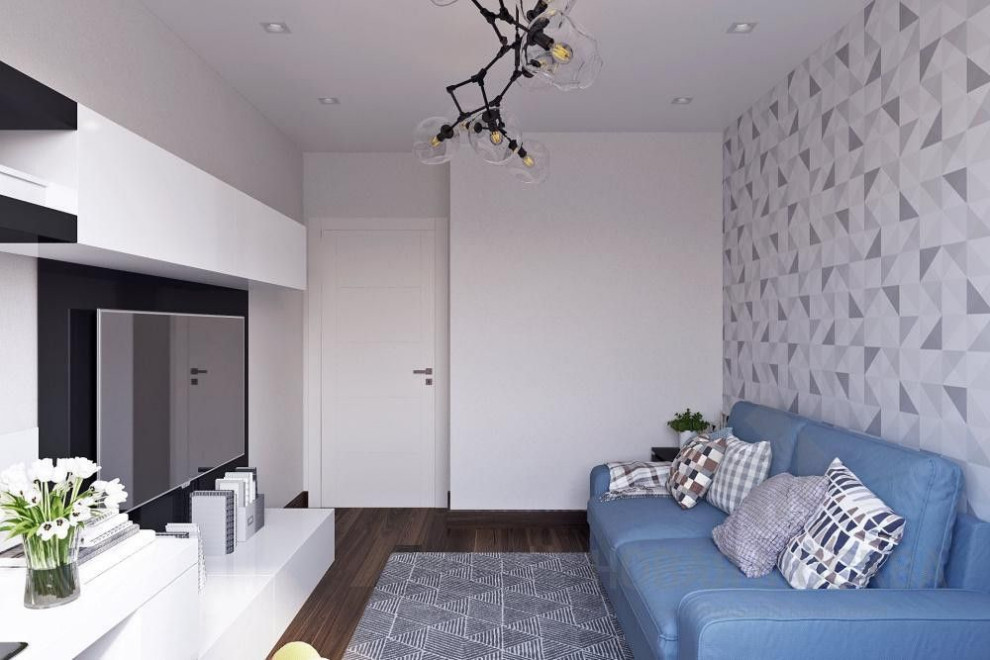 Дизайн-проект двухкомнатной квартиры 72 кв.м. в ЖК «Эталон-Сити»