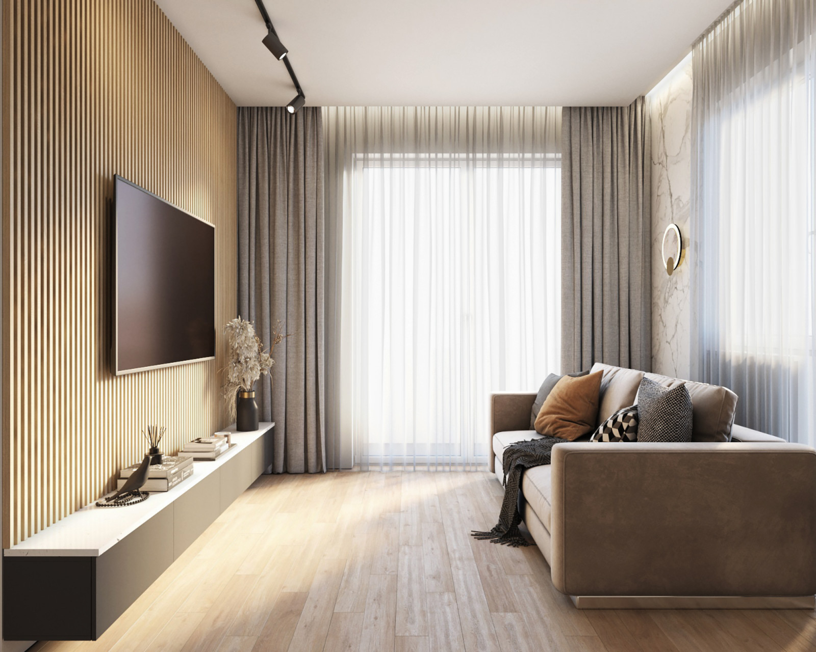 Семейное гнездышко в современном стиле, 57 м.кв