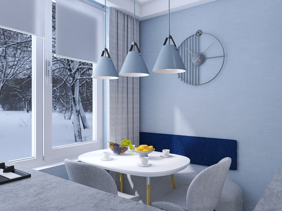 Квартира в старом фонде с балками на потолке