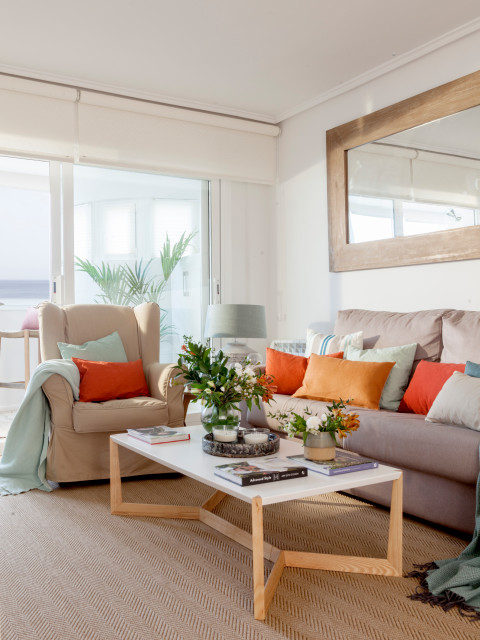 PISO DE VERANEO EN BAKIO coastal-living-room