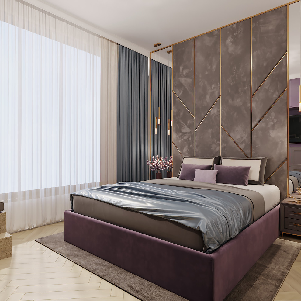 Дизайн спальни. ЖК. Береговой.