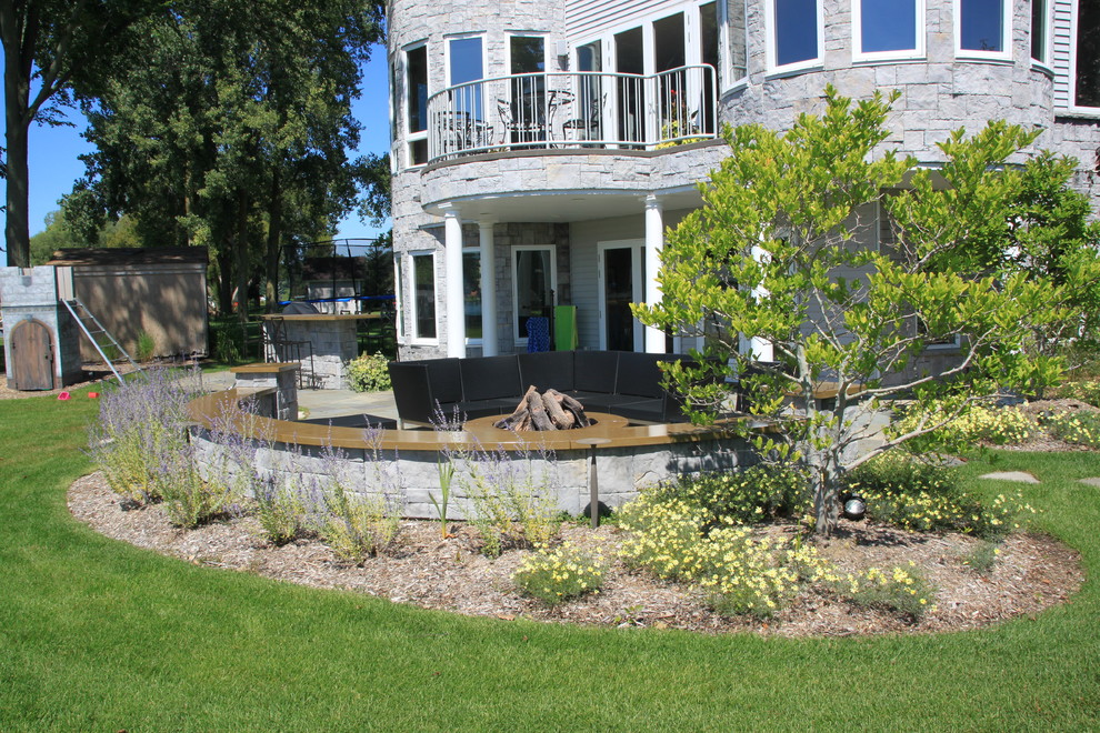 Photo of a beach style patio in Grand Rapids.