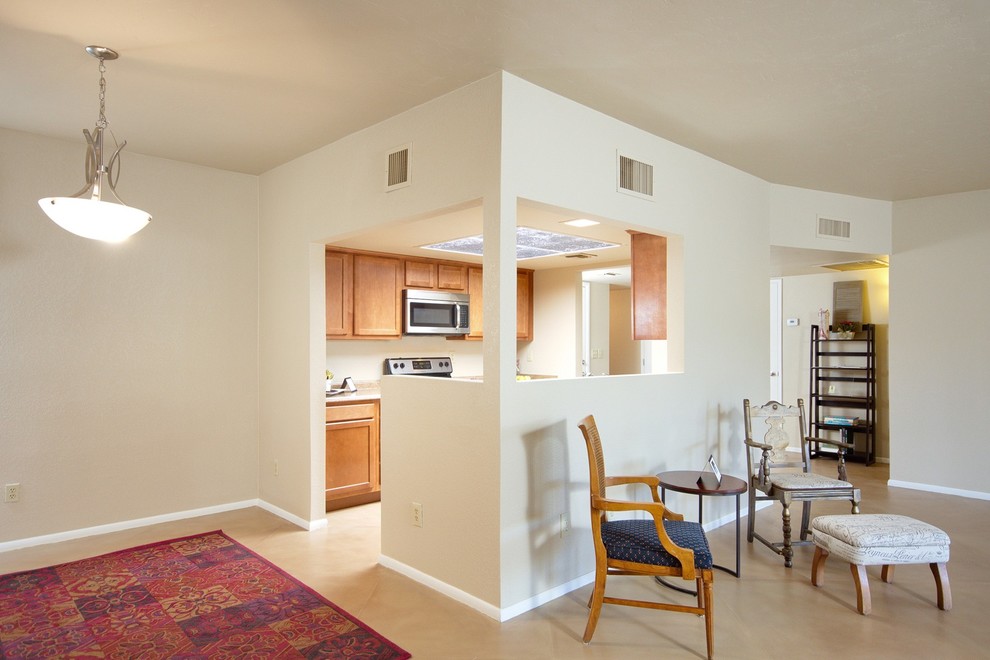 Example of a mountain style kitchen design in Phoenix