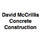 David McCrillis Concrete Construction