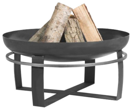 Cook King 111260 Viking Black Steel Garden Fire Bowl