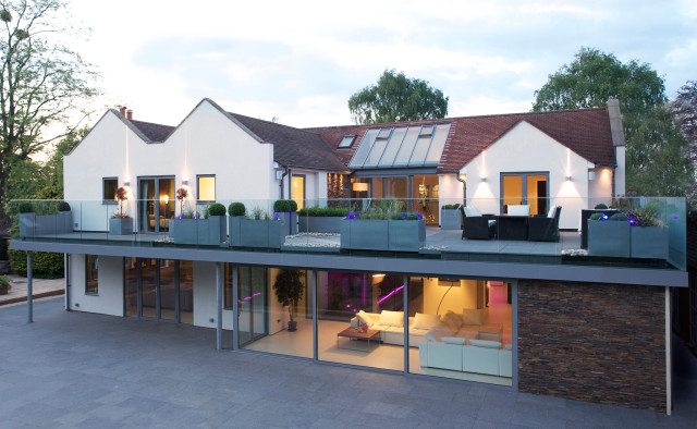 Remodelled Executive Home contemporary-deck