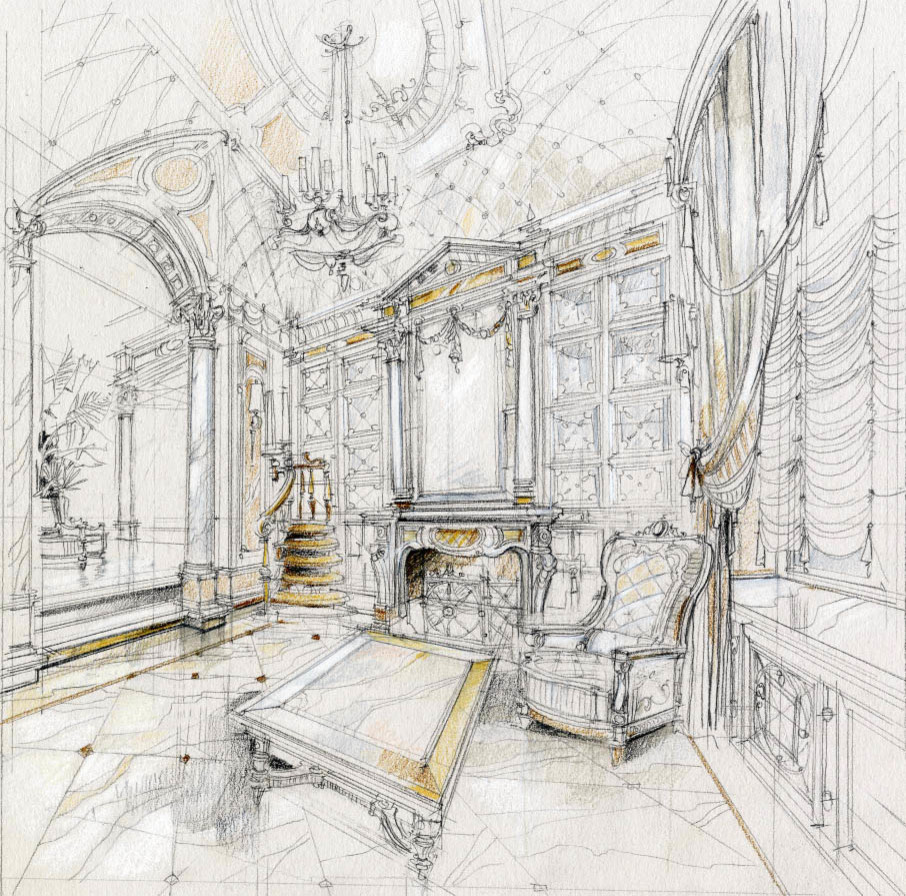 Эскизы - дизайн интерьера