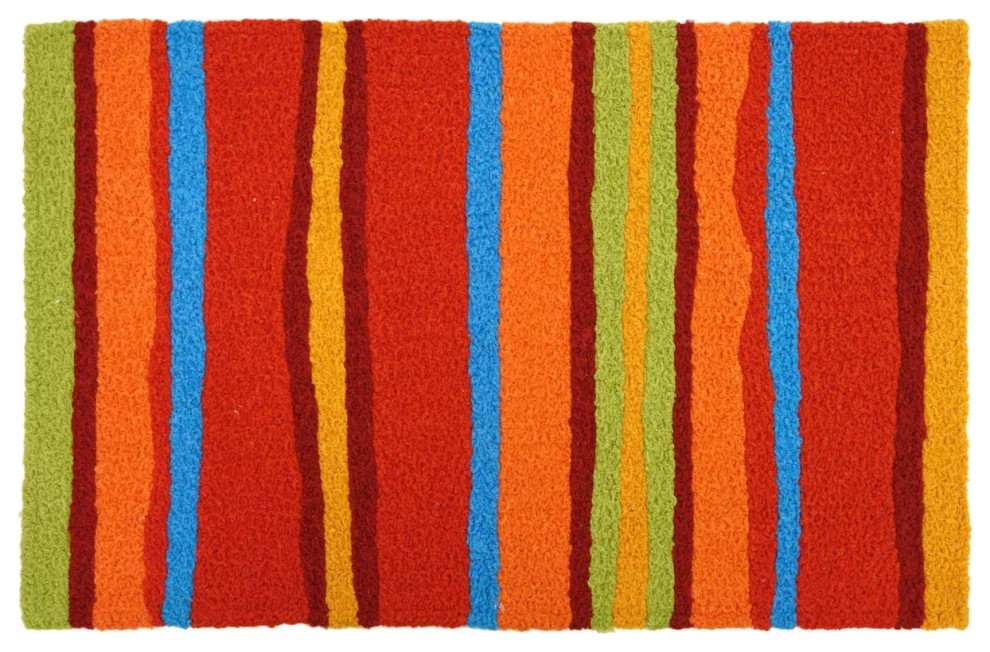 JellyBean Accent Rug Fiesta Stripes Contemporary Area Rugs by