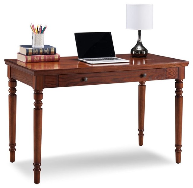 Bowery Hill Home Office Writing Desk In Mission Oak Traditional