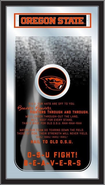 North Carolina 26"x15" Fight Song Mirror By Holland Bar Stool Company Prvw Vr~189117765