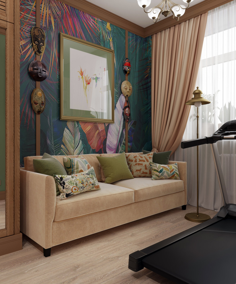 Интерьер части квартиры в Долгопрудном - "Маски" (49,65 кв.м.)