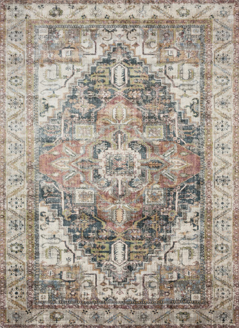 AF-23 Area Rug, Ivory, Multi, 7'10"x10'10"