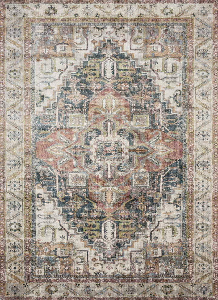 AF-23 Area Rug, Ivory, Multi, 7'10"x10'10"