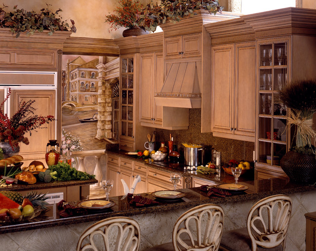 Perla's Own Home Mediterranean Kitchen Miami by Perla Lichi Design