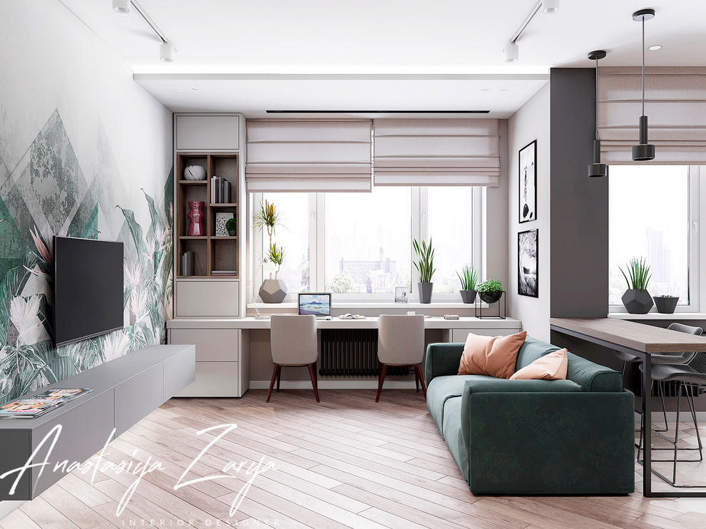 Студия для молодой пары 39 м2