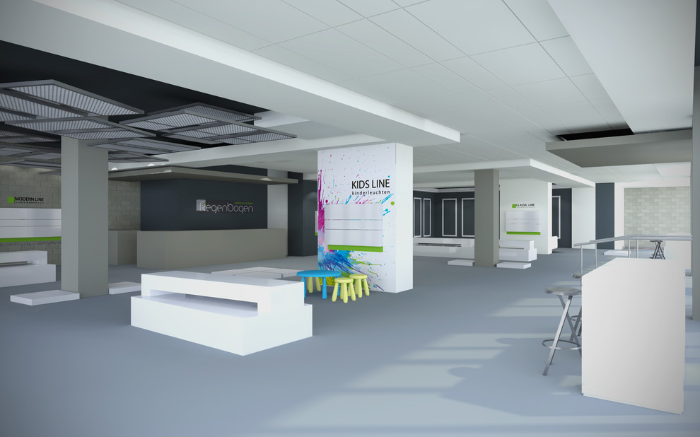 Торговый зал магазин люстр