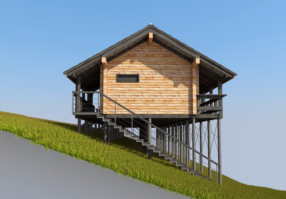 Дом на склоне