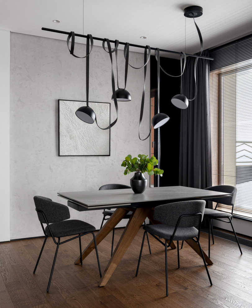 Брутальная трехкомнатная квартира 90 кв.м. с видом на реку