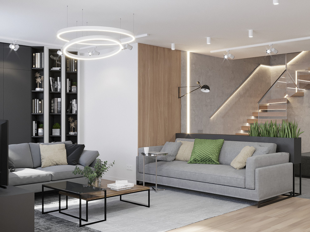 Бетон и дерево