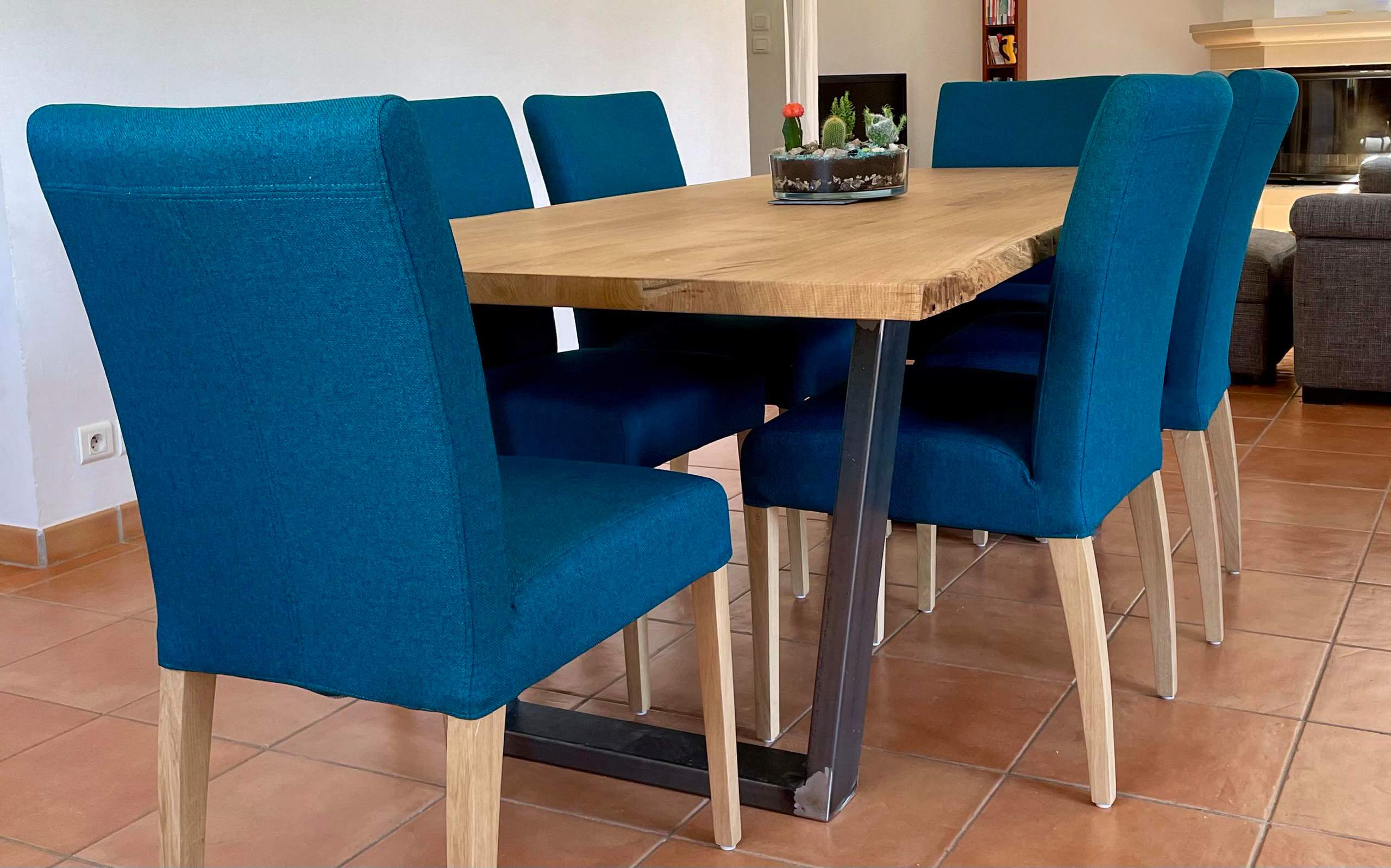 Créations de tables en chêne sur-mesure