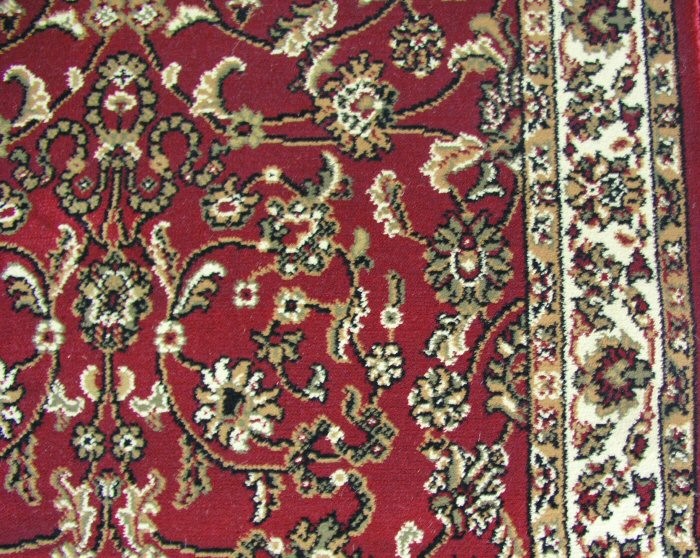 Persian Classics Traditional Stair Runner Red, 27"x1' Rug Runner, 27"x2