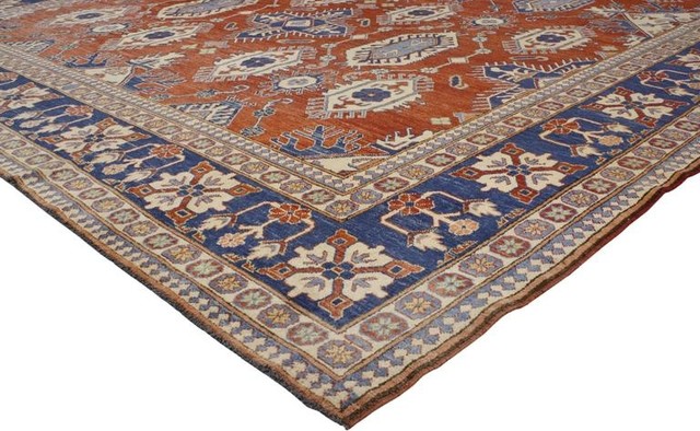 Consigned Vintage Persian Shiraz Style Rug 11 9x16 3 Southwestern Area Rugs By Esmaili Rugs And Antiques Inc