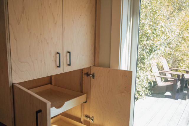 Built-in Pull Out Drawers retro-koekken