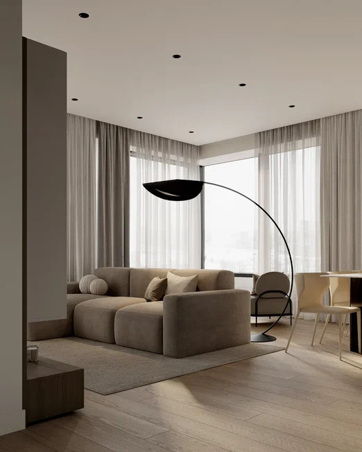 Красивая и светлая квартира в современном стиле