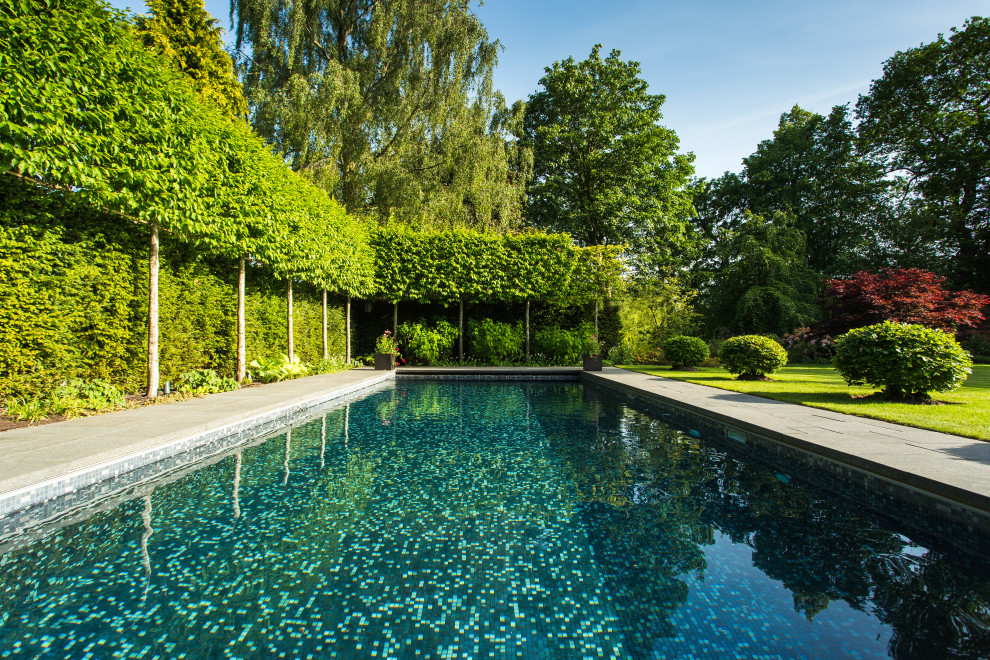 Inspiration for a contemporary pool in Cheshire.
