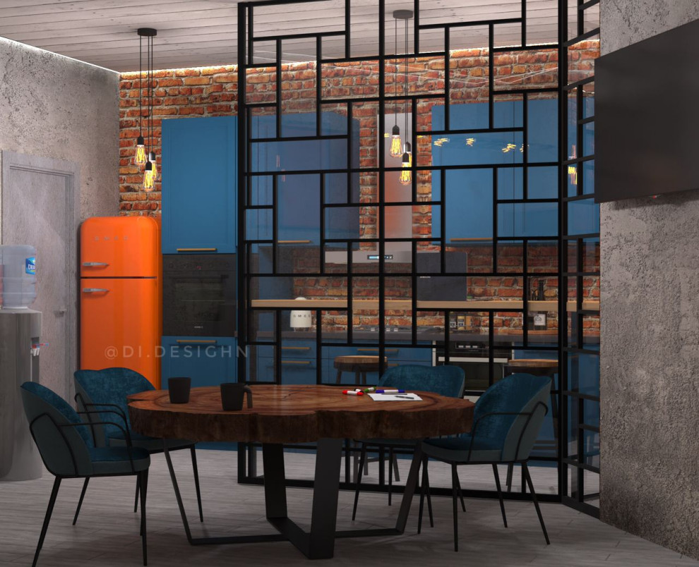 Дизайн-проект кухни для 3-х руководителей