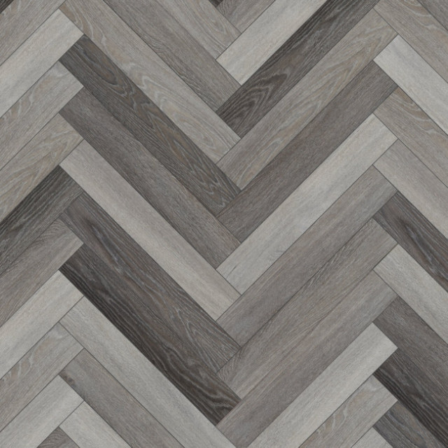 COREtec Plus Enhanced Herringbone Antioch Oak WPC Vinyl Flooring Sample