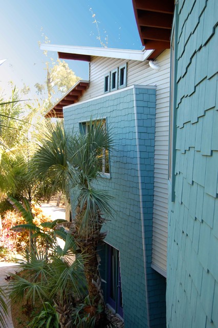 Florida Home eclettico-facciata