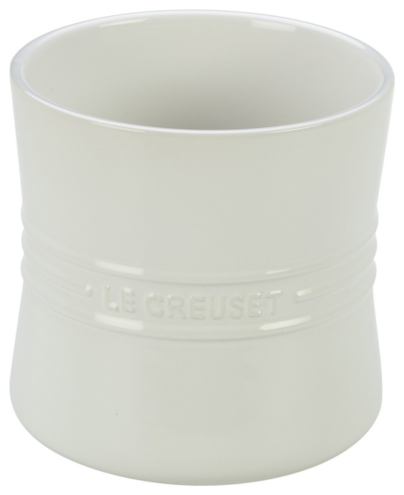 Le Creuset 2 3/4 Qt. Utensil Crock White Traditional Utensil