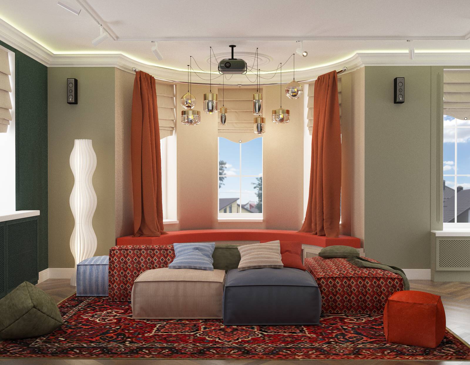 Дизайн-проект загородного коттеджа