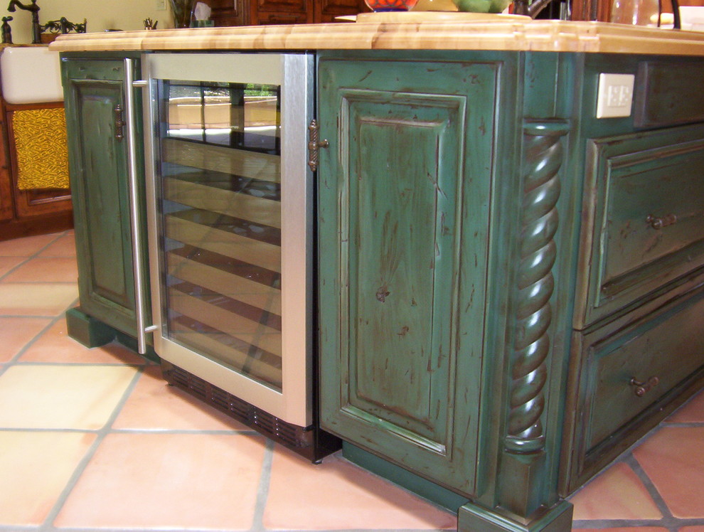 Mountain style kitchen photo in Phoenix