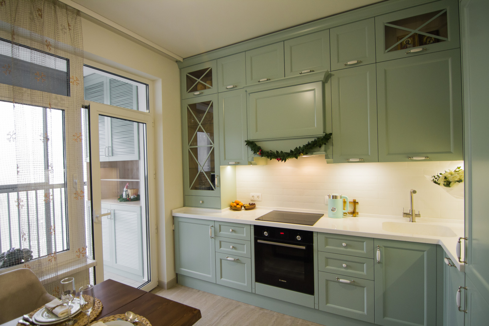 УЮТНАЯ КУХНЯ ДЛЯ МОЛОДОЙ СЕМЬИ