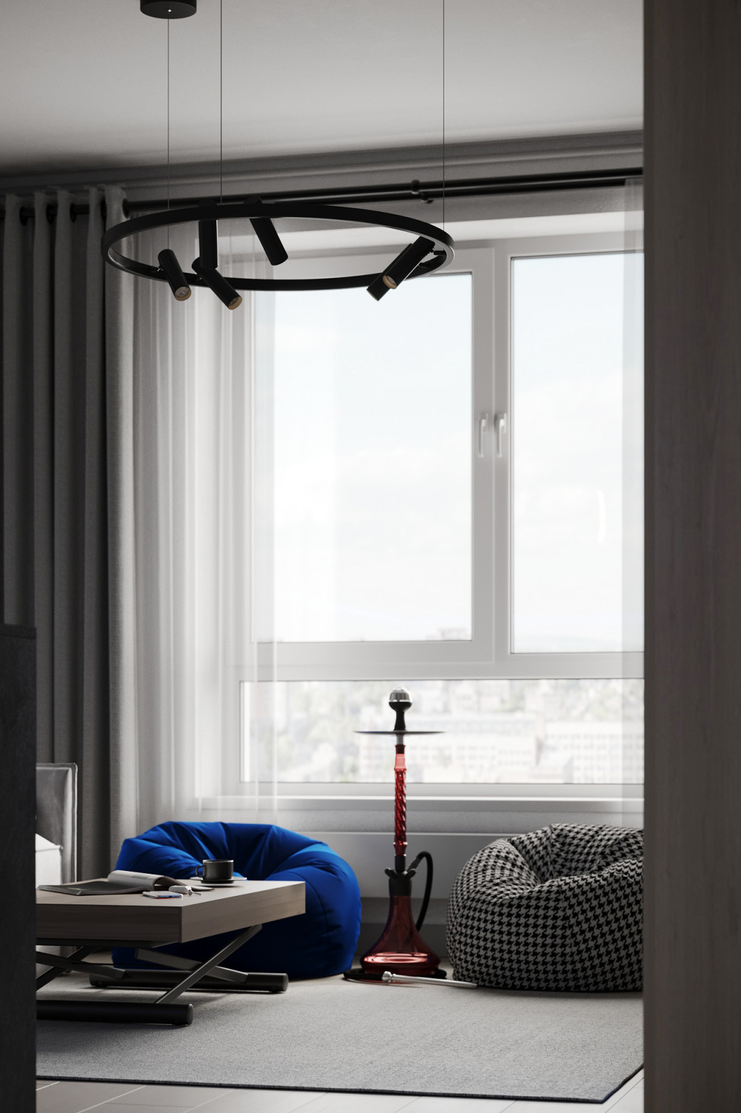 Дизайн кухни-гостиной