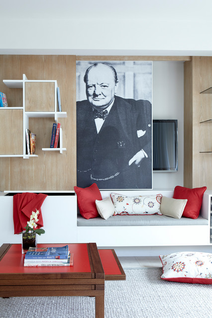 Rathgar, Dublin. contemporary-family-room