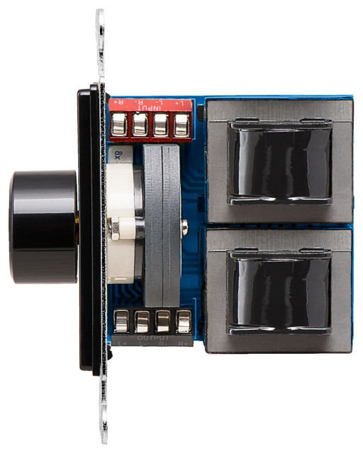 In Wall 100W Knob Volume Control, Impedance Matching, Black & Brown ...