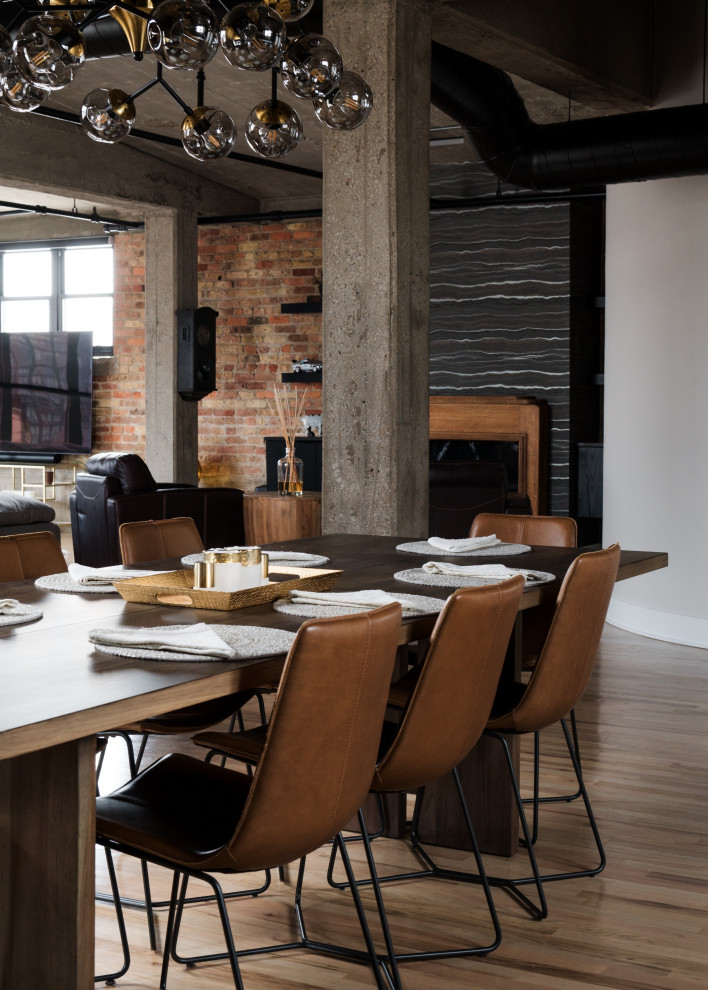 After | Dining Room to Fireplace Lounge