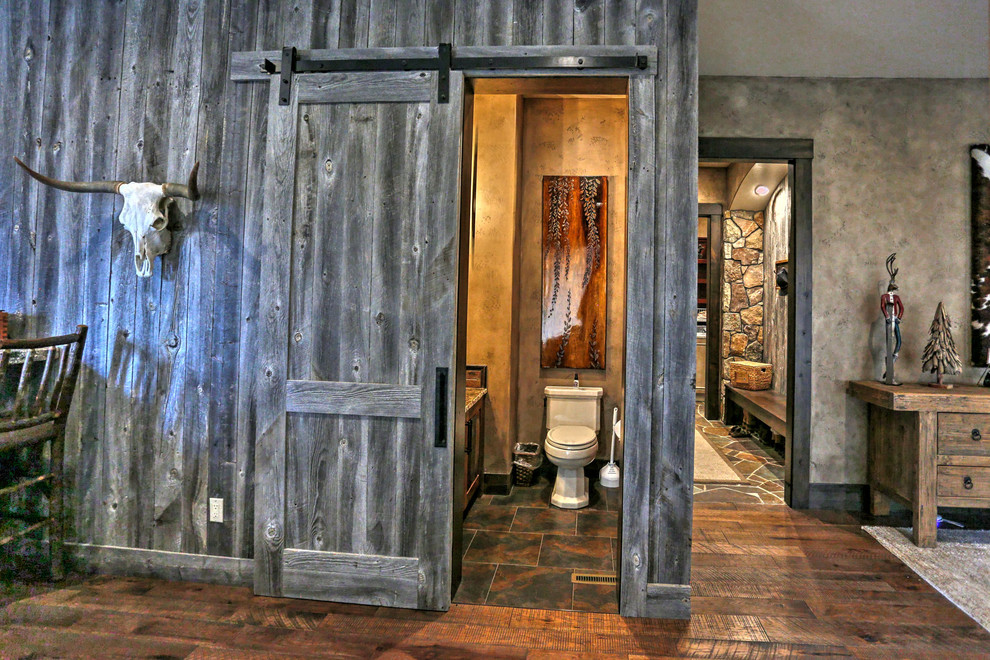 Country powder room in Boise.